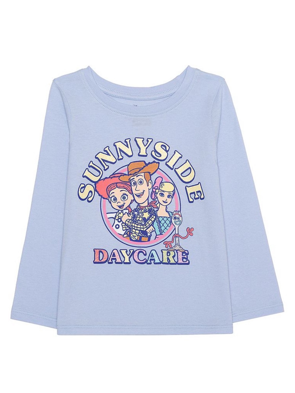 Disney Toy Story Blue 'Sunnyside Daycare' Long-Sleeve Tee size 3T